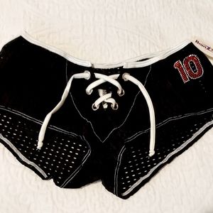 💲SET PRICE Lace Up Mesh Micro Shorts